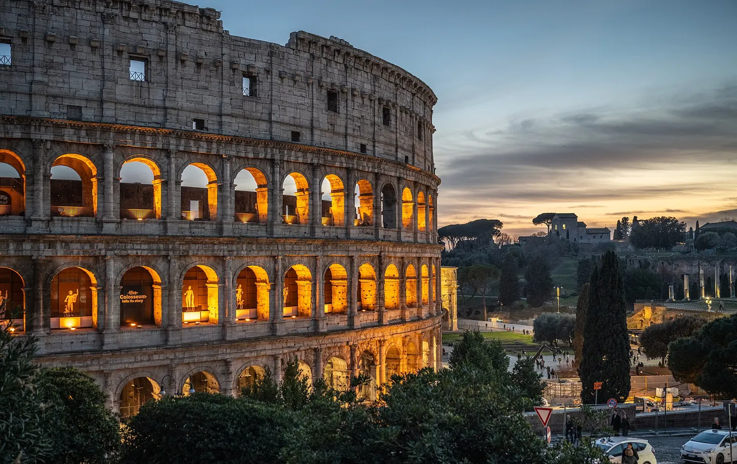 Colosseum in Rome, Italy; editorial regional architecture photograph, not a Juhaus project.